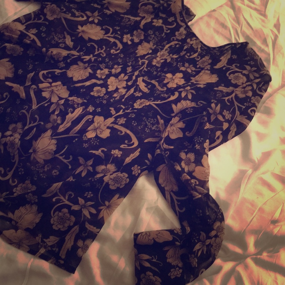 Sheer blouse
